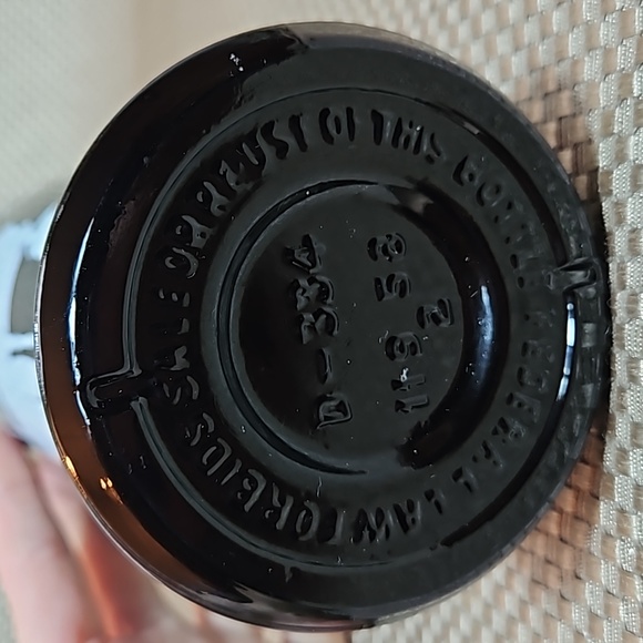 Vintage Jim Beam Black & White Decanter with Roman Design 1958 - Picture 4 of 4